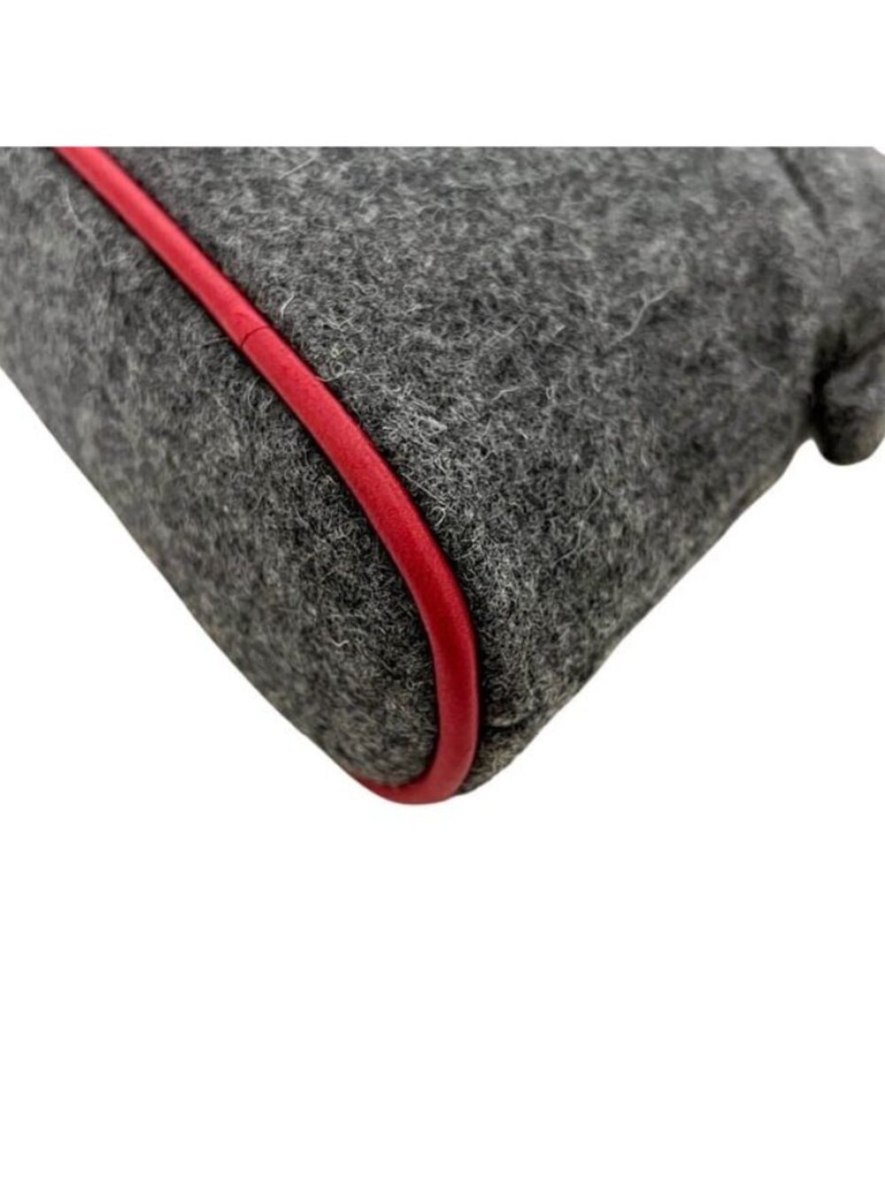 Hermes Pouch Bolide 20 Mini Gray Case Wool - Picture 7 of 9
